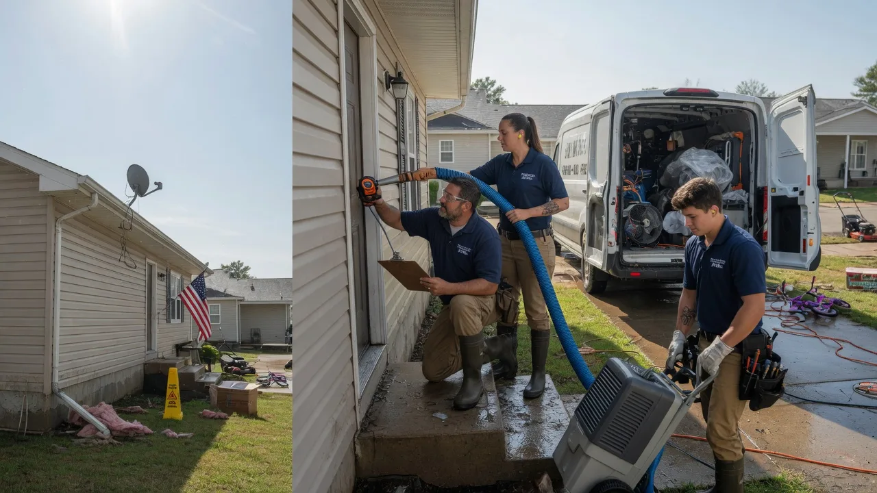 Ceiling Water Damage Restoration in Smithville, OH near me